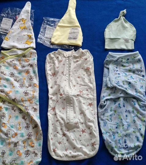 Пеленка кокон на 0-3 месяца,3-6 мес