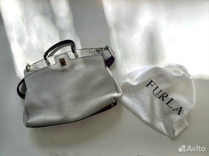 Сумка Furla оригинал светлая летняя