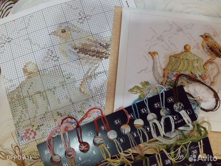 Вышивка крестом наборы остатки картины