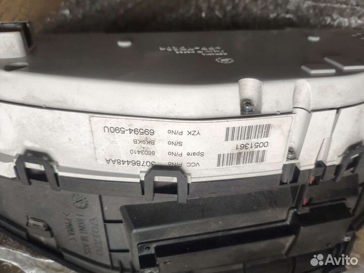 Приборная панель volvo 2006-2016 бензин