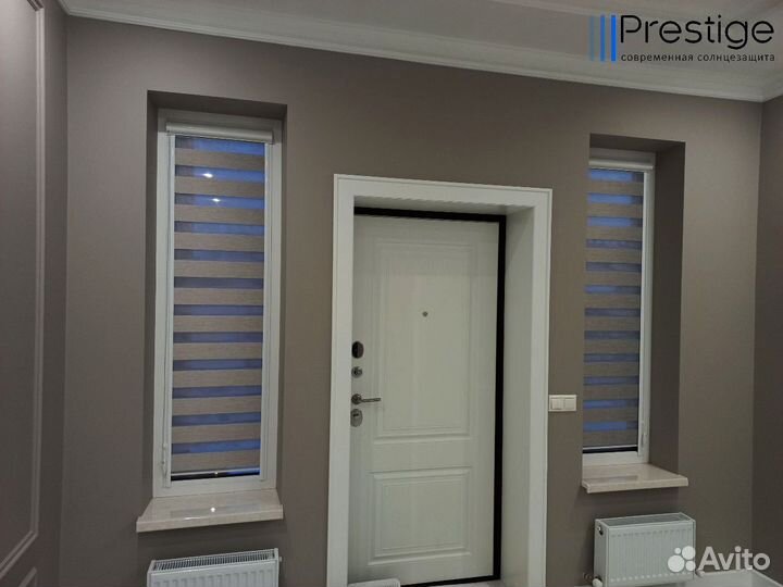 Жалюзи и рулонные шторы день-ночь