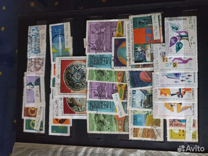 Почтовые марки разных стран коллекционные