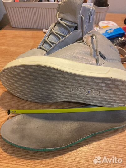 Кожанные кеды ecco 34 размер оригинал
