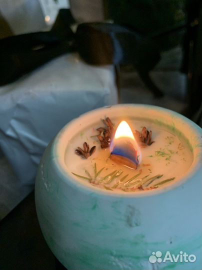 Ароматические свечи/свечи в бетоне