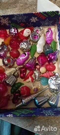 Елка малютка СССР с игрушками