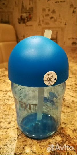 Поильник avent с силиконовой трубочкой (новый)