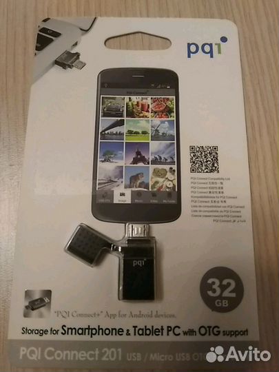 Флешка USB+ mikroUSB 32 GB