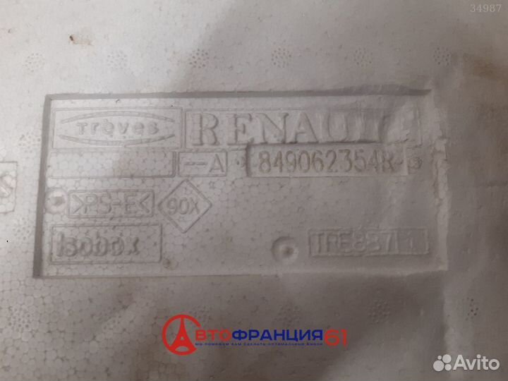 Пенопласт пола, 849079300R renault dokker, 3034908