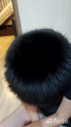Шапка норковая 58 размер женская, шапка песец