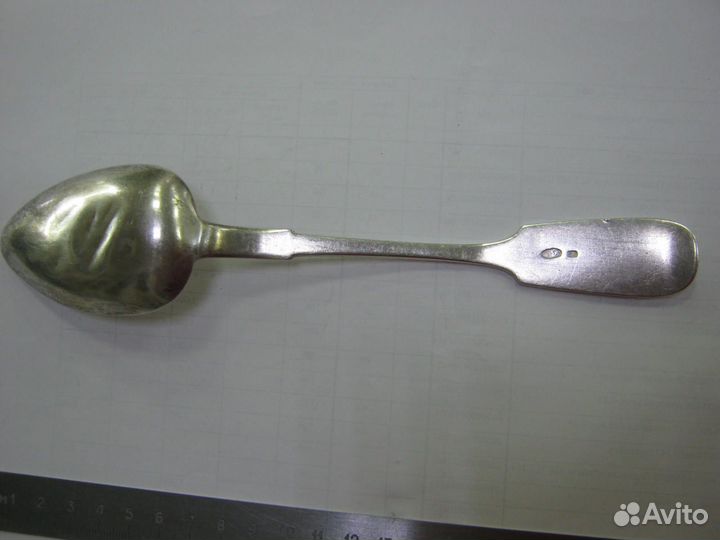 Ложка царская, столовая серебро 84 пр