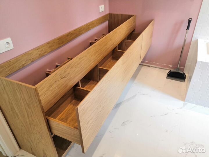 Тумба под две раковины на заказ