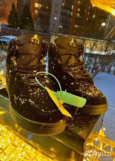 Кроссовки Nike Air Jordan тёплые (Арт.35685)