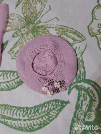 Берет, палантин