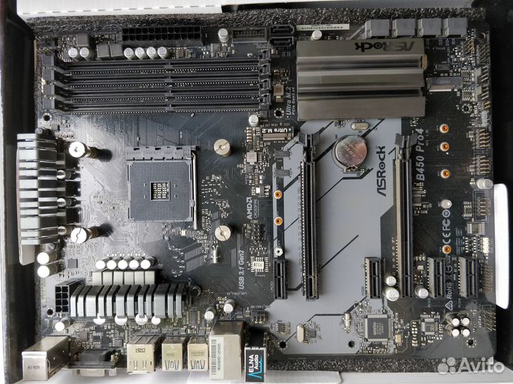 AMD Ryzen 5 3600 + ASRock B450 Pro4 + кулер