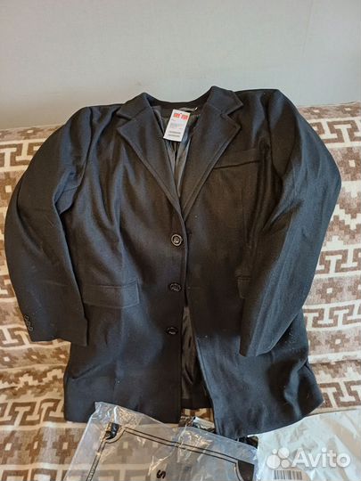 Пальто мужское черное