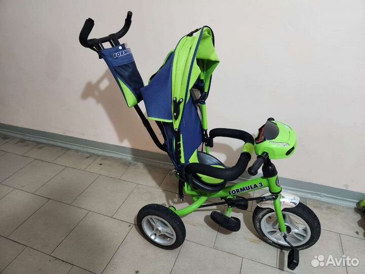 Детский велосипед с родительской ручкой