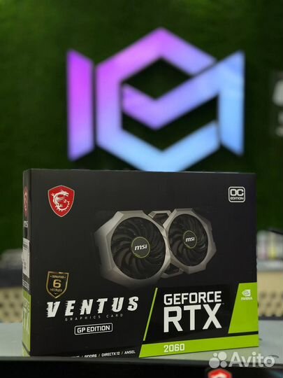 Видеокарта MSI GeForce RTX 2060 ventus GP OC