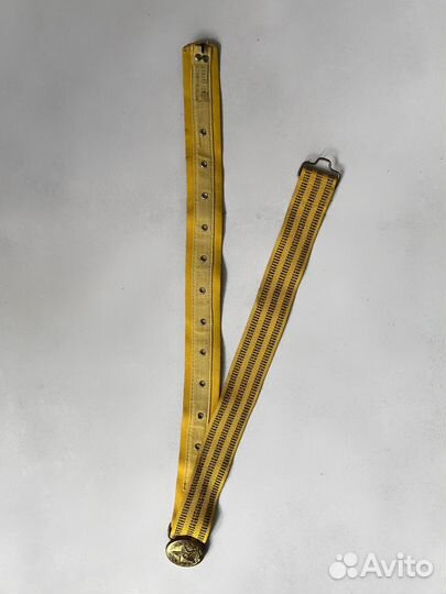 Ремень офицерский парадный желтый