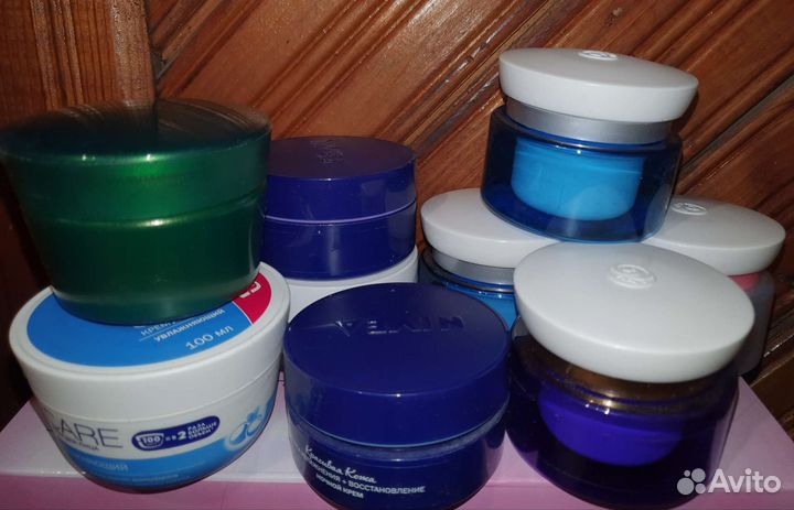 Пустые баночки из под кремов