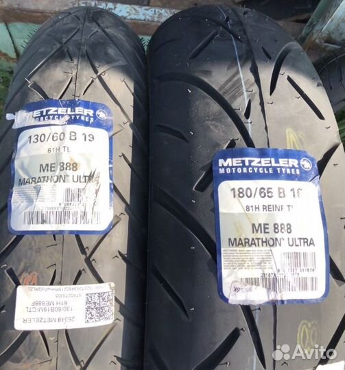 Metzeler ME 888 Marathon 130/60B19 + 180/65B16