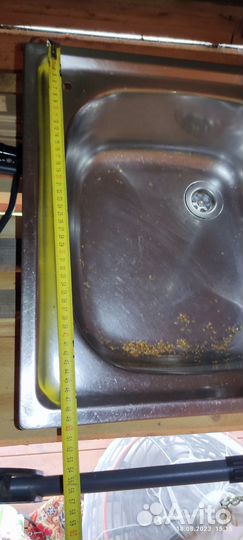 Мойка из нержавейки двойная бу