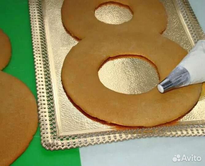 Коржи для торта наполеон, медовик, а так же цифры