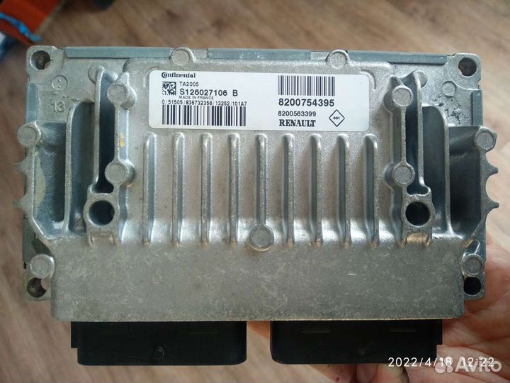 Блок управления АКПП Рено меган