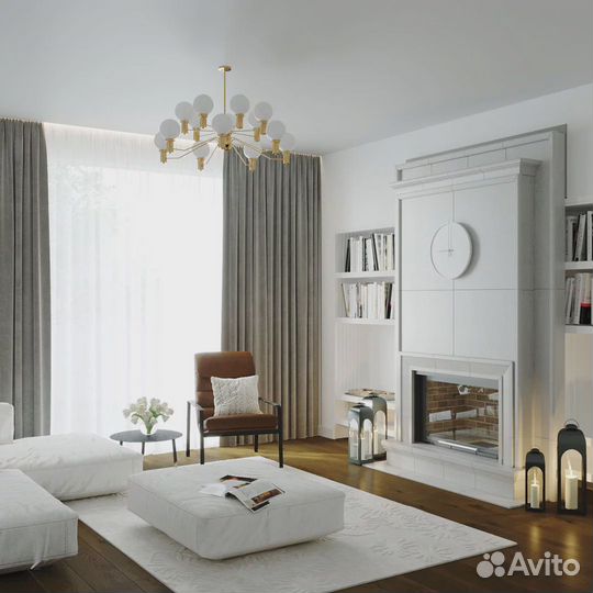 Профиль М 02 FerGipps (модульный скрытый карниз)