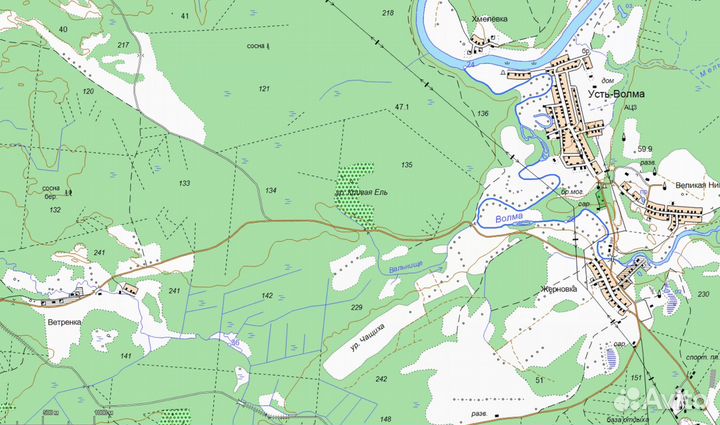 Топографическая карта Новгородской обл для Garmin
