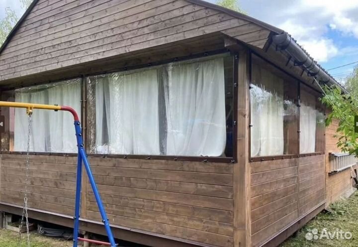 Мягкие окна из пленки пвх