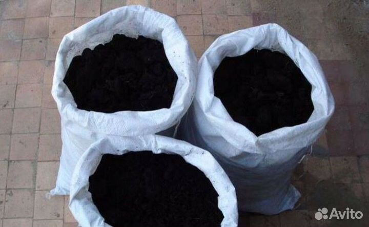 Перегной коровий в мешках, конский. Торф