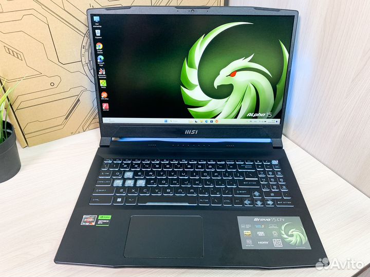 Новый Игровой ноутбук MSI Ryzen 5 7Th/4050/16DDR5