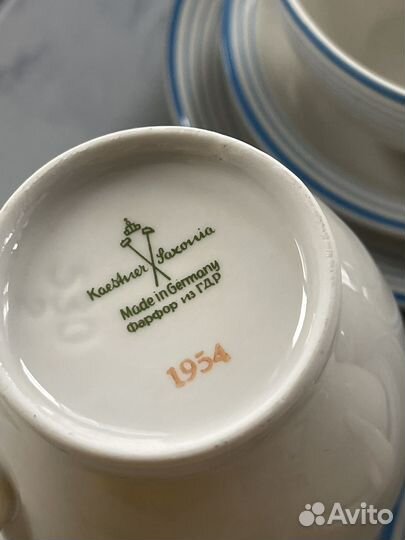 Чайный сервиз Kaestner Saxonia ГДР