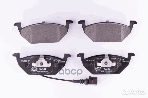 Колодки тормозные дисковые 8DB355008-551 hella