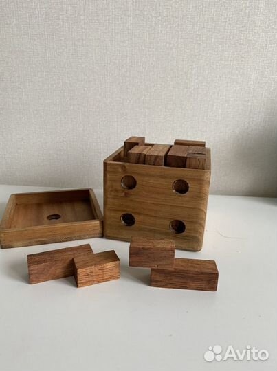 Деревянная головоломка куб cube