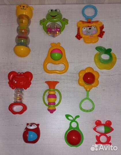 Погремушки пакетом, 30 шт