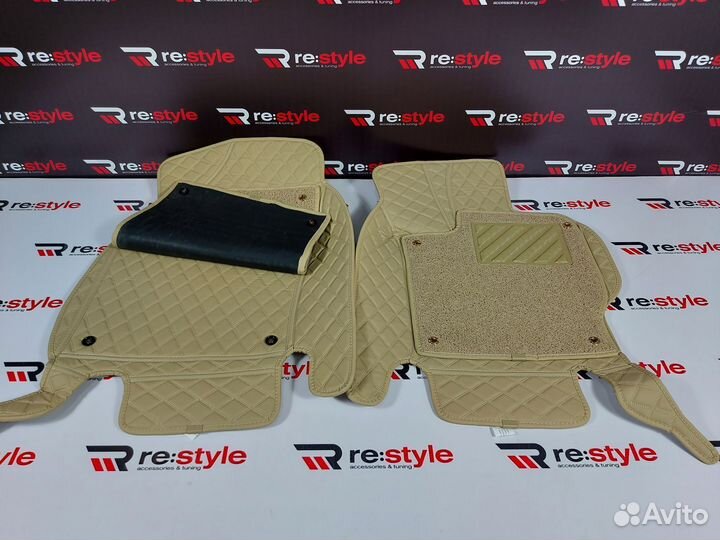 Ковры салона 3D Toyota Prius 30 Правый руль