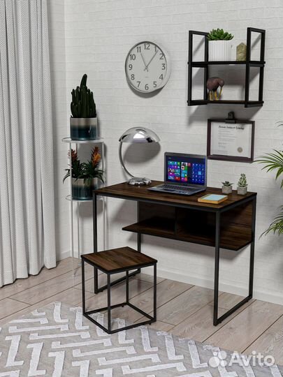 Стол письменный, Alonzo, Так Шоколад 100x58х77 см