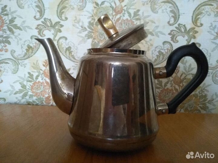 Винтажный заварочный чайник.мнц. Глухарь