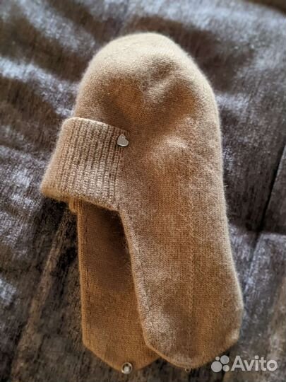 Шапка ушанка теплая женская