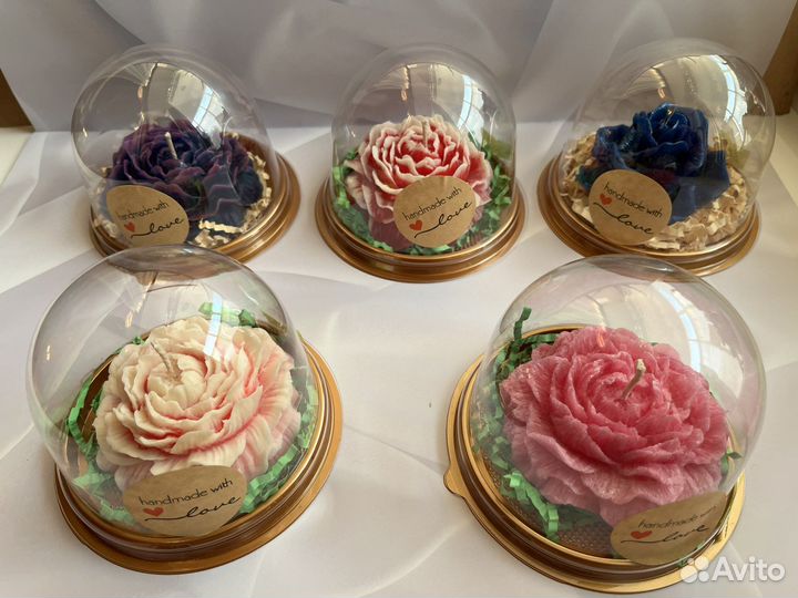 Свечи восковые цветные