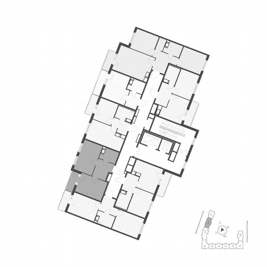 1-к. квартира, 39,1 м², 9/12 эт.
