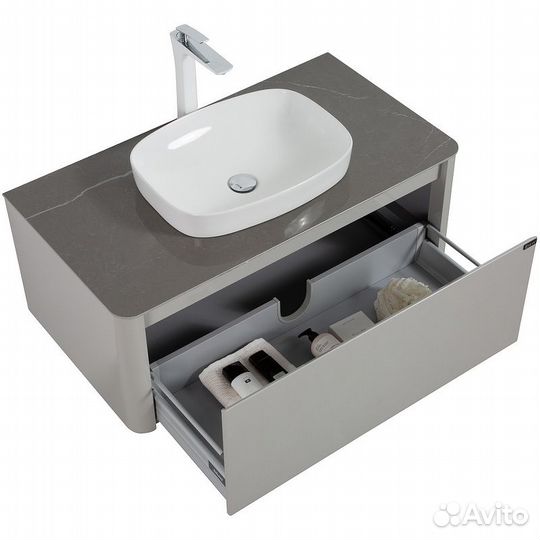 Комплект мебели для ванной Black&White Universe U