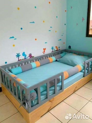 Детская кроватка с бортиками объявление продам