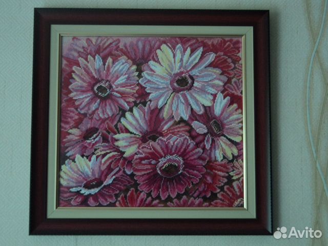 Картина вышитая крестиком