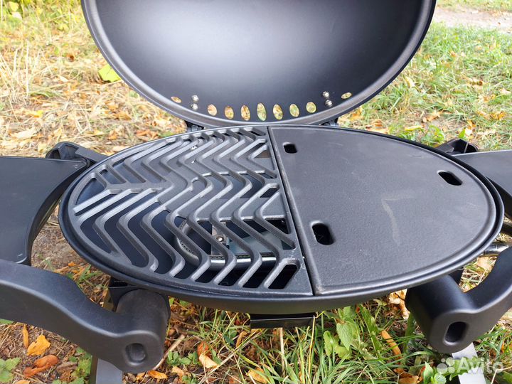 Гриль газовый переносной чугун титан нерж