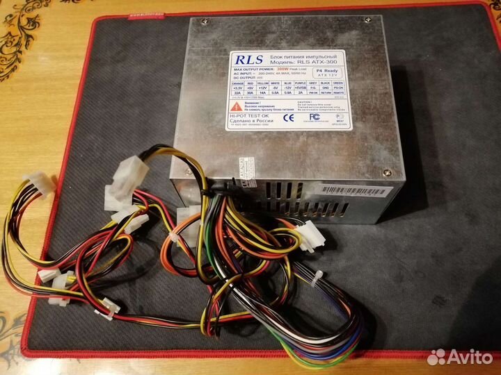 Блок питания импульсный на пк, модель :RLS ATX-309