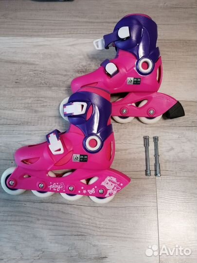 Роликовые коньки детские раздвижные