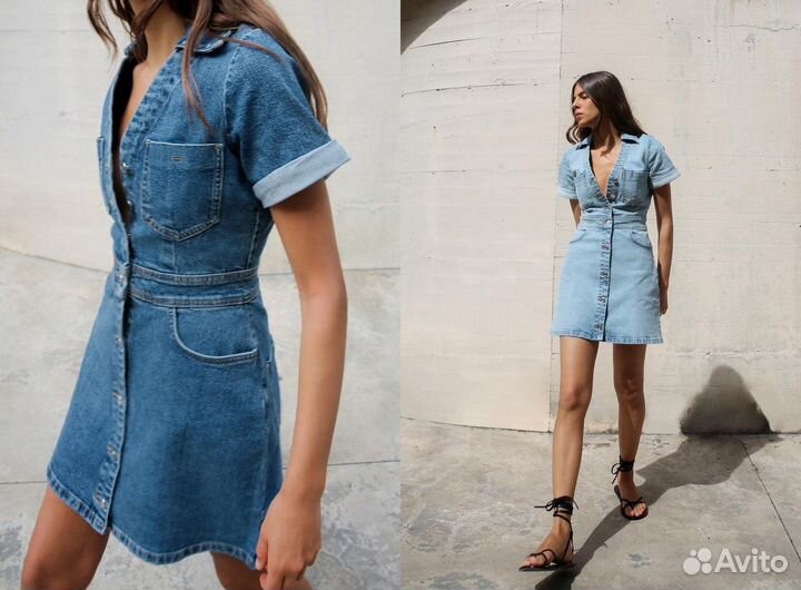 Джинсовое платье Zara