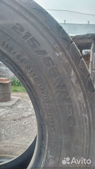Резина летняя б/у 215 65 р15 с